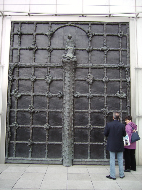15 Lille - Cathédrale ND de la Treille le Portail de Georges Jeanclos